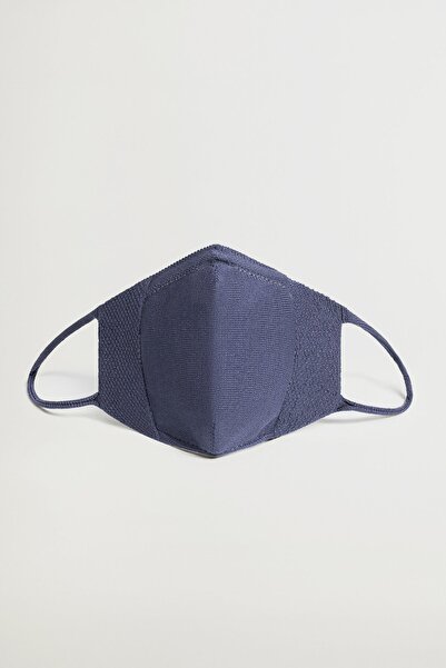 MANGO Woman Kadın Petrol Mavisi Yüz Maskesi