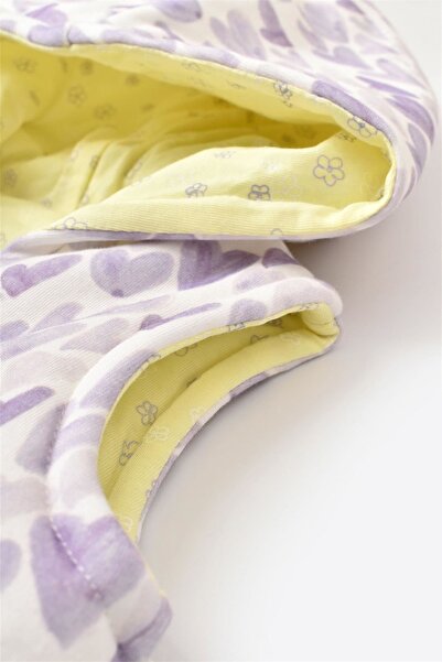 Biorganic Baby Girl Zippered Vest Lilac 61455