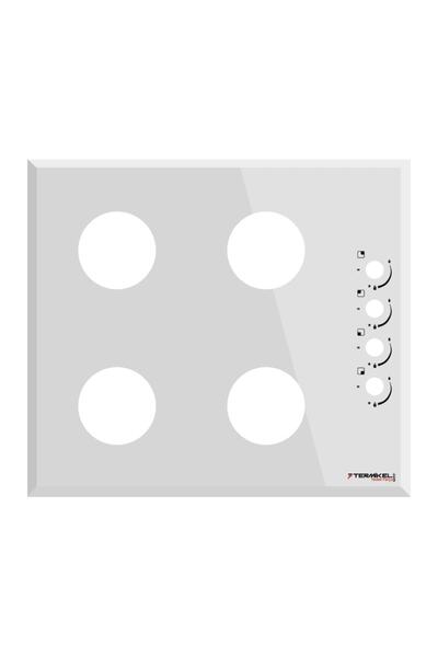 Termikel - Ankastre Ocak Camı, Beyaz 17152 Uyumlu