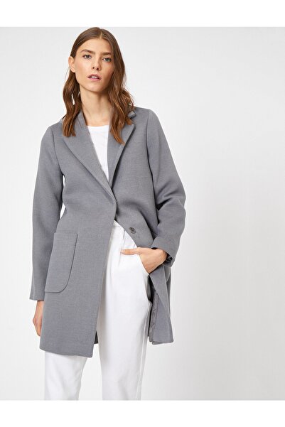Koton Kadın Gri Kaban 0KAK06599EW