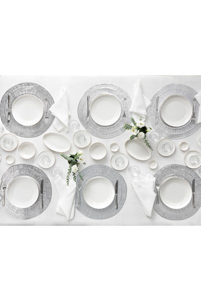 English Home Torino Porselen Kayık Tabak 20 Cm Silver