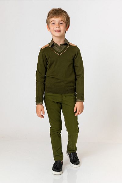 incity Boy's Khaki Sweater