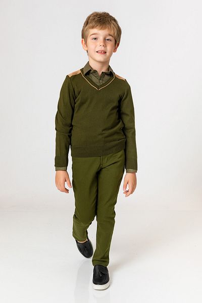 incity Boy's Khaki Sweater