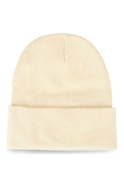 BONİE Knitted Cream Colored Fisherman Beanie