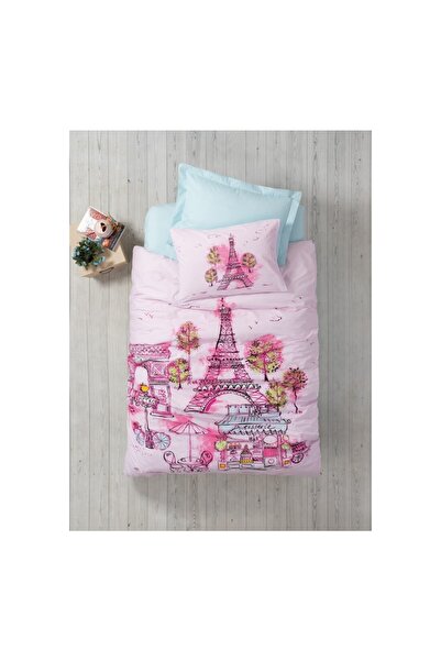 Cotton Box Ranforce Tek Kişilik Uyku Seti Corisa Pembe