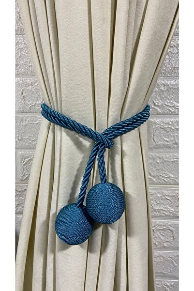 Helezoni Curtain Accessory Curtain Collection Tie 2 Ball Background Curtain C...