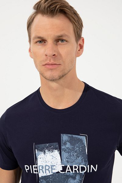 Pierre Cardin Ανδρικό T-Shirt Navy Blue - G021SZ011.000.1449774.VR033