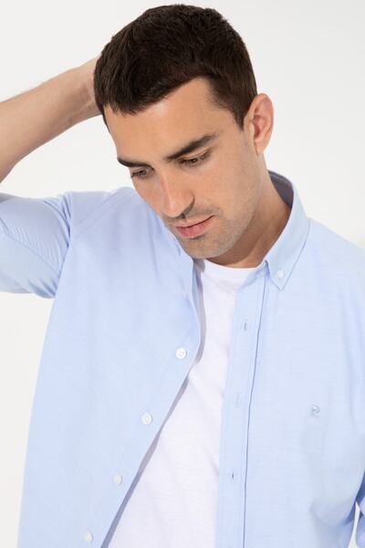 Pierre Cardin Muška svetloplava košulja - opuštenog kroja