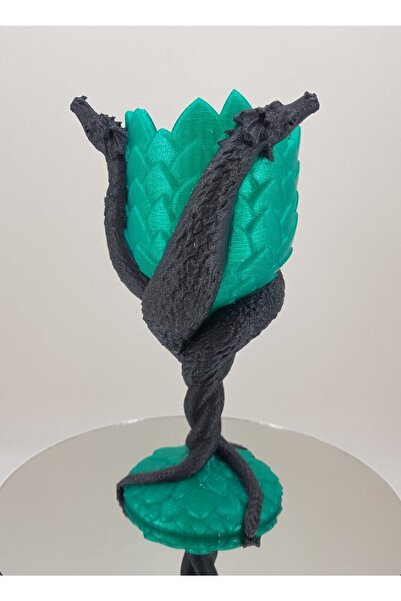 TuransoyCraft Game Of Thrones Dekoratif Ejderha Kadehi