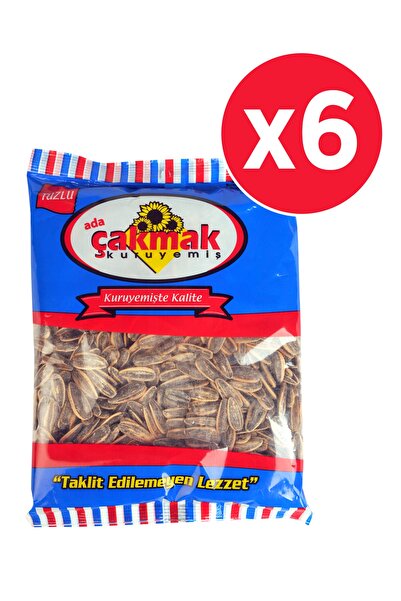 ADA ÇAKMAK KURUYEMİŞ Ayçekirdeği 250 Gr Tuzlu Siyah X 6 Adet