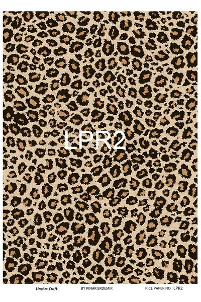 LİNEART Brass Decopage Paper La-lpr2