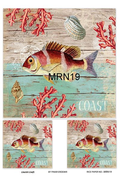 LİNEART Brass Decopage Paper La-mrn19