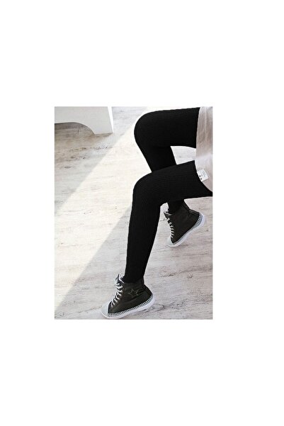 AKSU Pery Чорні м'які термолеггінси з ароматом