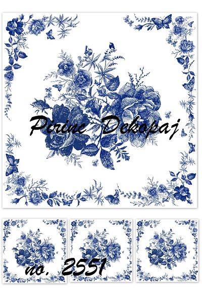 LİNEART Brass Decopage Paper La-2551