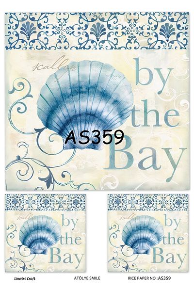 LİNEART Brass Decopage Paper La As359