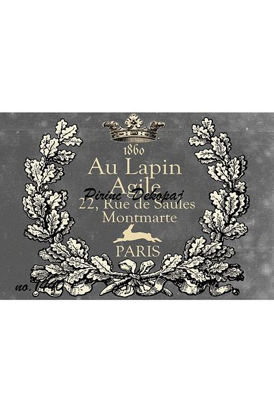 LİNEART Brass Decopage Paper La-1440