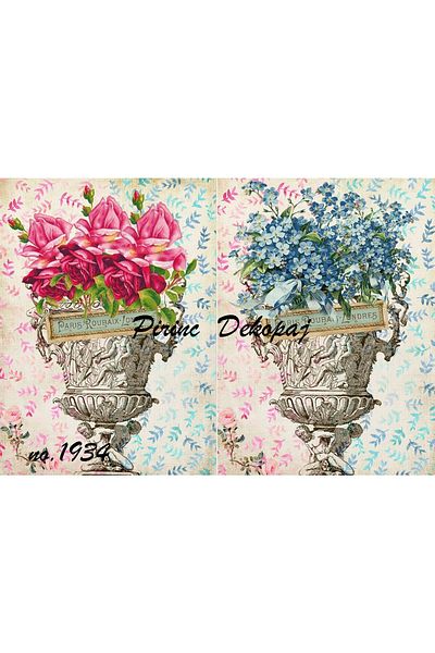 LİNEART Brass Decopage Paper La 1934