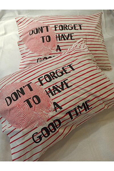 ŞENER HOME 100% Cotton Ranforce 2 Pack Pillow Case 50x70 Cm