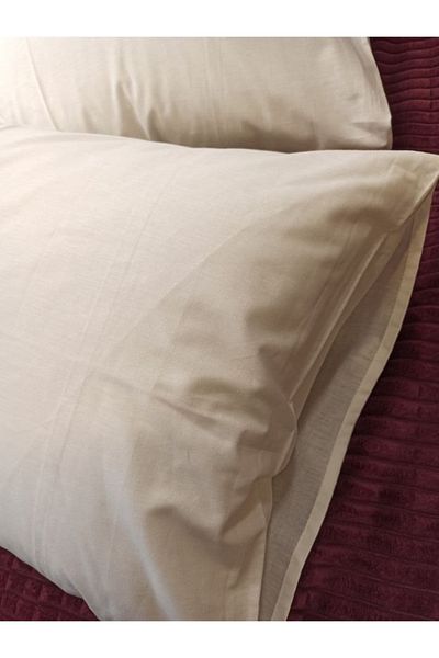 ŞENER HOME Μαξιλαροθήκη 100% βαμβακερή Ranforce 2 Pack 50x70 cm
