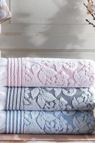 Riva Penta Set of 3 50x90 Cm Hand and Face Towels