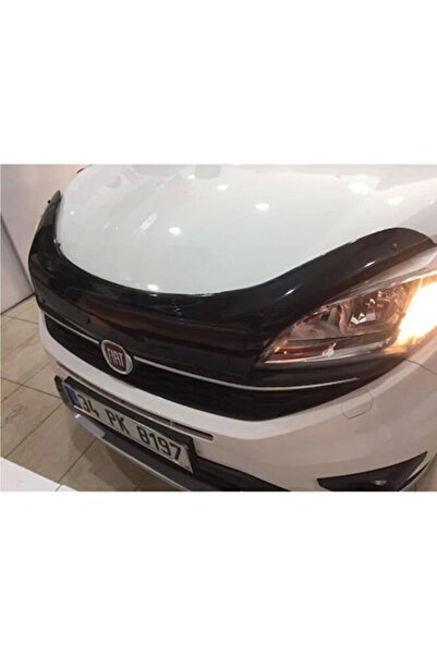 NamTuning Itibar Fiat Doblo Kaput Rüzgarlığı Parlak Siyah 2015-2018 Arası 3.2 Mm Kalın Plastik