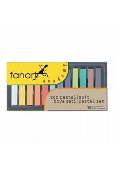 Fanart Academy Powder Pastel Paint Set : 12 Colors