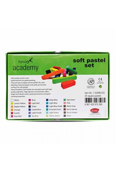 Fanart Academy Powder Pastel Paint Set : 12 Colors