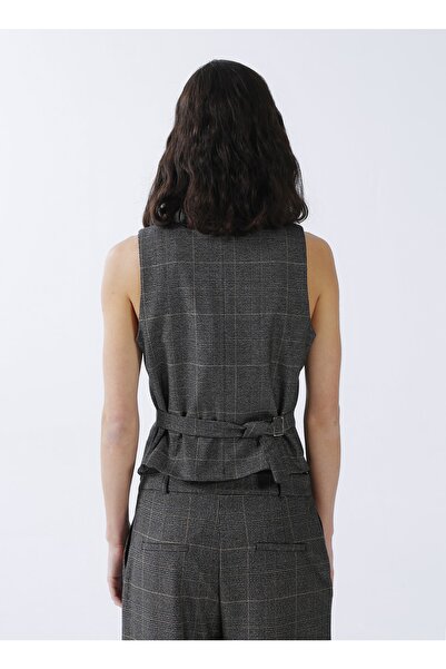 Fabrika Brown Women's Vest Elna