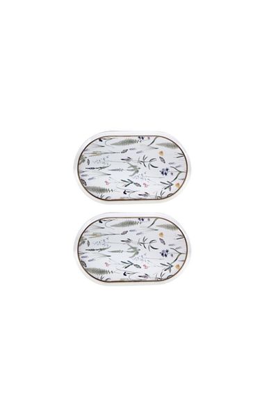 Porland Botanical 2-Piece Boat Plate 32cm