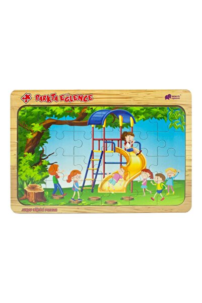 SEYFİKİRTASİYE Çocuk Ahşap Puzzle 24 Parça