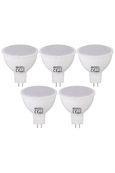 repplam 10'lu Paket Horoz 8w - 64w Mr16 Led Ampul Beyaz Işık 610 Lümen Gu 5.3 Led Ampul Spot Ampul 220 Volt