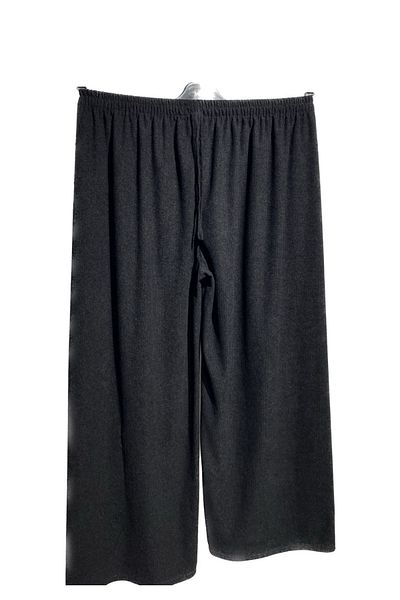 FATELLA Women's Mother Elastic Waist Standard Normal Size Comfortable Pattern Combed Cotton Trousers