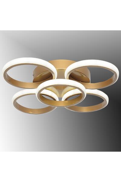 TT AYDINLATMA Tt304-4+1-esk Round Antique Painted - Daylight 5 LED Chandelier