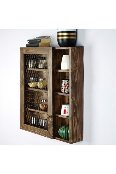 WOODENSA Ahşap Terek ,ahşap Baharatlık ,mutfak Düzenleyici