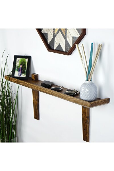WOODENSA Ahşap Dresuar Ahşap Antre Rafı