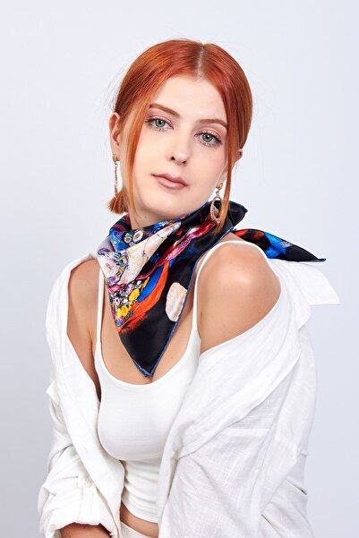 Nomads Felt Silk Bandana| Gustav Klimt The Virgins 55x55 cm| Nomads Felt