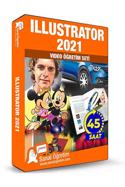 Sanal Öğretim Adobe Illustrator 2021 Video Ders Eğitim Seti