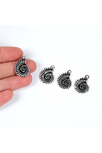 yfhobi 2 Adet 22 Mm Midye Kabuğu Desenli Metal Uç, Takı Malzemesi