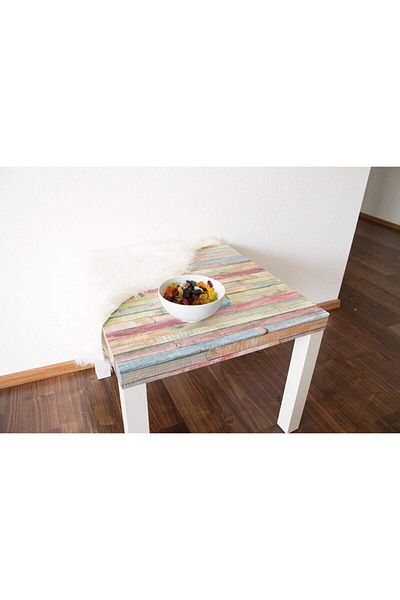 FNC CONCEPT Colorful Wood Patterned Self Adhesive Foil 67.5x100cm