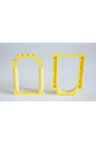 LEGO Original Accessory Custom Moc Door City Building 1 X 6 X 7 Pillar Light Yellow Door 2 Pieces to Send