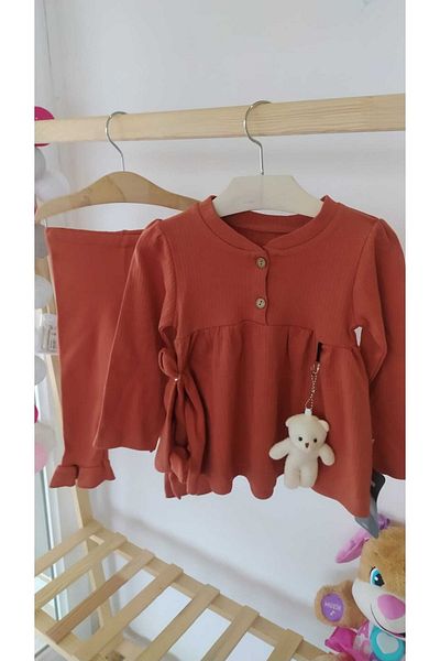 Minamino Baby Girl Teddy Bear Detailed Set