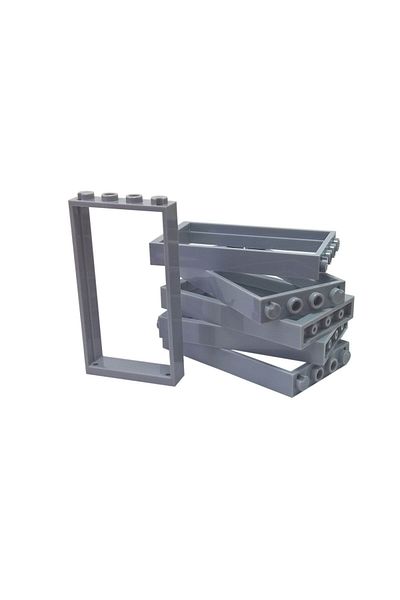 LEGO Original Accessory Custom Moc Door City Building 1 X 4 X 6 Light Gray Door 2 Pieces Will Be Sent