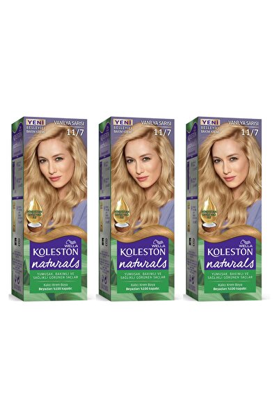 Wella Koleston Naturals Saç Boyası 11/7 Vanilya Sarısı 3 Adet