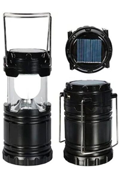 AYACO Solar Şarjlı Güneş Enerjili Fan Kamp Feneri Güneş Paneli Kamp Şarjlı Iş...