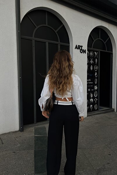 Eyyo Black Palazzo Trousers Ate2436