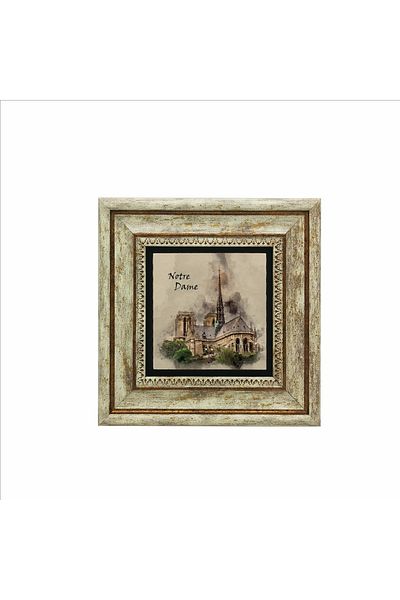 Sadrazam Επιτραπέζια Φυσική Πέτρα Notre Dame 20cmx20cm Krg-005