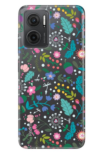 Cekuonline Xiaomi Redmi 10 5g Case 0.4mm Silicone Patterned Zozo