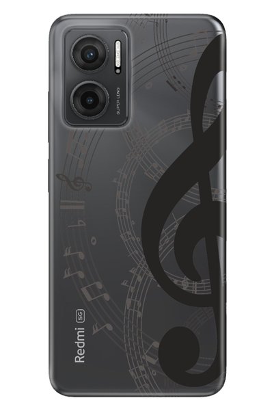 Cekuonline Xiaomi Redmi Note 11E Case 0.4mm Silicone Patterned Doremifa