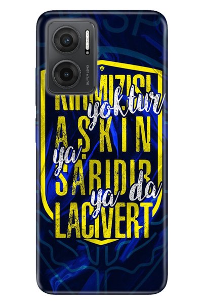 Cekuonline Xiaomi Redmi 10 5g Case 0.4mm Silicone Patterned Color of Love Yel...