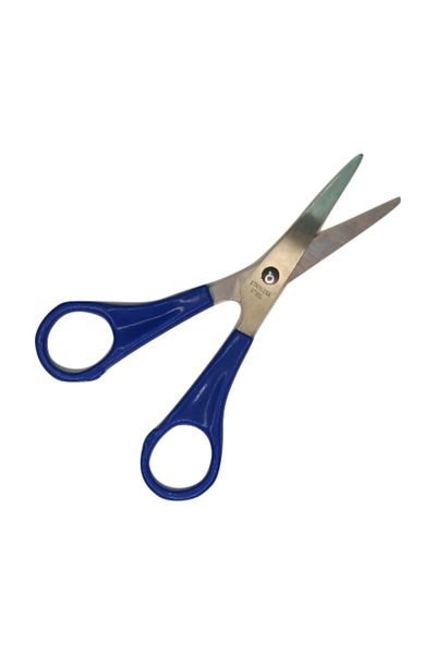 ELUX Stationery Fabric Office School Student Scissors Blue 13 Cm No:125